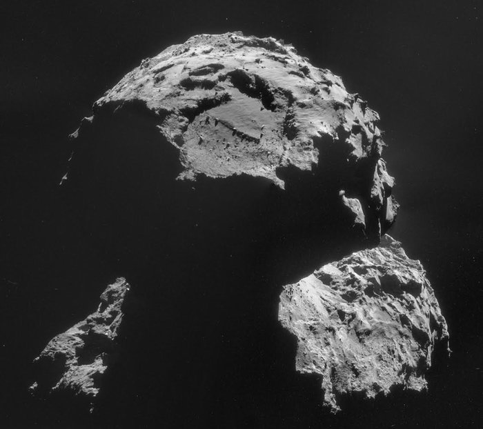 Фото кометы Р67 перед высадкой "Филы"